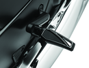 Kuryakyn Phantom Pegs Without Adapter in Black - High-Performance Motorcycle Footpegs for Cruiser Bikes