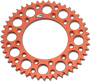 RENTHAL Rear Sprocket - Aluminum - 47 Tooth - Orange 224U-520-47GPOR