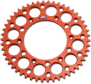 RENTHAL Rear Sprocket - Aluminum - 50 Tooth - Orange 224U-520-50GPOR