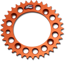 RENTHAL Rear Sprocket - Aluminum - 36 Tooth - Orange - Gas Gas/Husqvarna/KTM 491--415-36P-OR