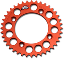RENTHAL Rear Sprocket - Aluminum - 40 Tooth - Orange - Gas Gas/Husqvarna/KTM 491--415-40P-OR