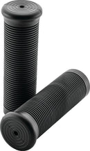 Bikers Choice Ol' Skool 1 Inch Black High Fidelity Grip - Classic Vibration Dampening and Weather Resistance