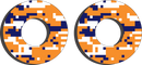 FACTORY EFFEX Grip Donuts - KTM Orange/Blue 22-67500