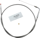 BARNETT Stainless Steel Throttle Cable - +10" - '03-'07 FLH 102-30-30018-10