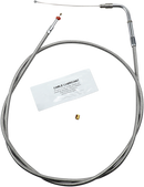 BARNETT Stainless Steel Throttle Cable - +12" - '02-'07 FLH 102-30-30016-12