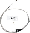 BARNETT Stainless Steel Idle Cable - +6" - '02-'07 Touring 102-30-41035-06