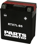 PARTS UNLIMITED AGM Battery - RTX7L-BS .33 L CTX7L-BS