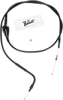 BARNETT Stealth Series Idle Cable - +3" - '02-'07 FLH 131-30-41002-03