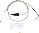 BARNETT Stainless Steel Idle Cable - Cruise - +8" - '02-'07 FLH 102-30-41001-8