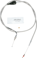 BARNETT Stainless Steel Idle Cable - Cruise - +8" - '02-'06 FLH 102-30-41002-8