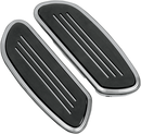 DRAG SPECIALTIES Sweeper Floorboards - Passenger - Chrome - FL P17-0433