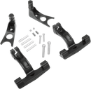 DRAG SPECIALTIES Passenger Floorboard Mount - Black - FL/FX P17-0411B