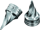 Kuryakyn Twisted Axle Caps Chrome for Harley Davidson Touring Models