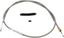 BARNETT High-Efficiency Stainless Steel Clutch Cable for Harley-Davidson - +6" - '93-'03 Dyna 102-30-10006-06