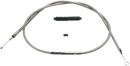 BARNETT High-Efficiency Stainless Steel Clutch Cable for Harley-Davidson - +6" - Dyna/Softail 102-30-10007-06