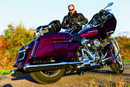 Kuryakyn Fixed Mounts Multi-Purpose Driver & Passenger Backrest for Harley Davidson Touring Models