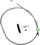 BARNETT High-Efficiency Stainless Steel Clutch Cable for Harley-Davidson - +6" - '07-'14 Softail 102-30-10036-06
