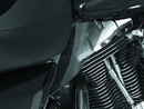 Kuryakyn Saddle Shields Heat Deflectors for Harley Davidson Touring 97-07, Smoke Reflective Finish