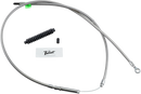 BARNETT High-Efficiency Stainless Steel Clutch Cable for Harley-Davidson - +8" - '08-'16 Touring/Trike 102-30-10046-8