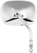 Bikers Choice 490738 Chrome Tapered Stem Motorcycle Mirror for Classic and Custom Bikes