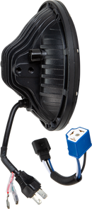 Led Headlight 7" 130w Black 10,000/5000 Lumens