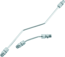 Bikers Choice 1966-1984 Shovelhead Chrome Rocker Box Oil Line Set for Harley-Davidson