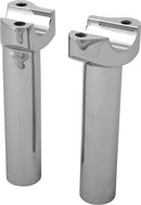 H Bar Risers 5.5" Straight Chrome