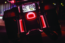 Kuryakyn Tracer LED Inserts for Saddlebag Supports Chrome – Compatible with Harley Davidson Touring Models