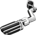 Kuryakyn Pilot Pegs with Offset Mounts 1-1/4 Inch Clamps Chrome - Powersports Motorcycle Foot Pegs