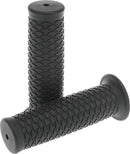 Bikers Choice 1 Inch Black Ol' Skool Scales Grip for Powersports Vehicles