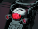 Kuryakyn Zombie Taillight Cover Chrome for Harley Davidson 2008-2009 Models