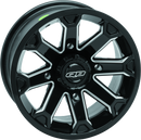 QuadBoss Blitz 14x7 Aluminum Wheel - 4/110 Bolt Pattern, 5+2 Offset