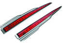 Kuryakyn Rear Light Bars for Trikes Chrome Part 6976 for Harley-Davidson FLHTCUTG and FLHXXX Models