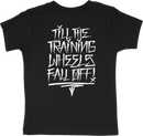 DBK Training Wheels Toddler Tee Black - Size 4T