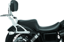 Kuryakyn Fixed Mounts Multi-Purpose Driver and Passenger Backrest with Luggage Rack for Harley Davidson Dyna Models (2006-2017), Part Number 7095