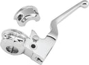 Bikers Choice Chrome Clutch Lever with Bracket for Harley-Davidson Big Twin & XL Models (1982-2014)