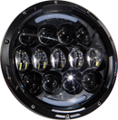 Led Headlight 7" 105w Black 5500/3000 Lumens