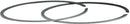 SP1 Piston Rings for Yamaha Mountain Max 600 and VMax 600 Models - Part 09-826R