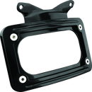 Kuryakyn Curved License Plate Mount for Harley-Davidson - Matte Black Part 3147