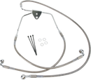 DRAG SPECIALTIES Brake Line - Front - +8" - Touring - Stainless Steel 620085-8