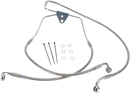 DRAG SPECIALTIES Brake Line - Front - +2" - Touring - Stainless Steel 660411-2