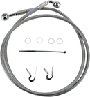 DRAG SPECIALTIES Brake Line - Front - +6" - Stainless Steel - XL 660310-6