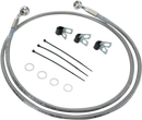 DRAG SPECIALTIES Brake Line - Front - +4" - Stainless Steel 660214-4