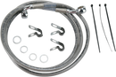 DRAG SPECIALTIES Brake Line - Front - +10" - Stainless Steel 660214-10