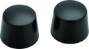 Kuryakyn Front Axle Nut Caps Satin Black for Harley Davidson Touring Models
