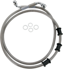 DRAG SPECIALTIES Brake Line - Front - +2" - Stainless Steel 680219-2