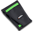 MOOSE OFFROAD Ribbed Seat Cover - Black Cover/Green Ribs KXF45019-334