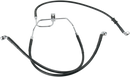 DRAG SPECIALTIES Brake Line - Front - Black - +8" - FXDF '08-'17 660325-8BLK