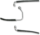 DRAG SPECIALTIES Brake Line - Front (Lower/Mid) - ABS - Black 691183-BLK