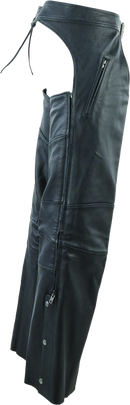 Kuryakyn Leather by River Road Longhaul Leather Chaps for Powersports - Large